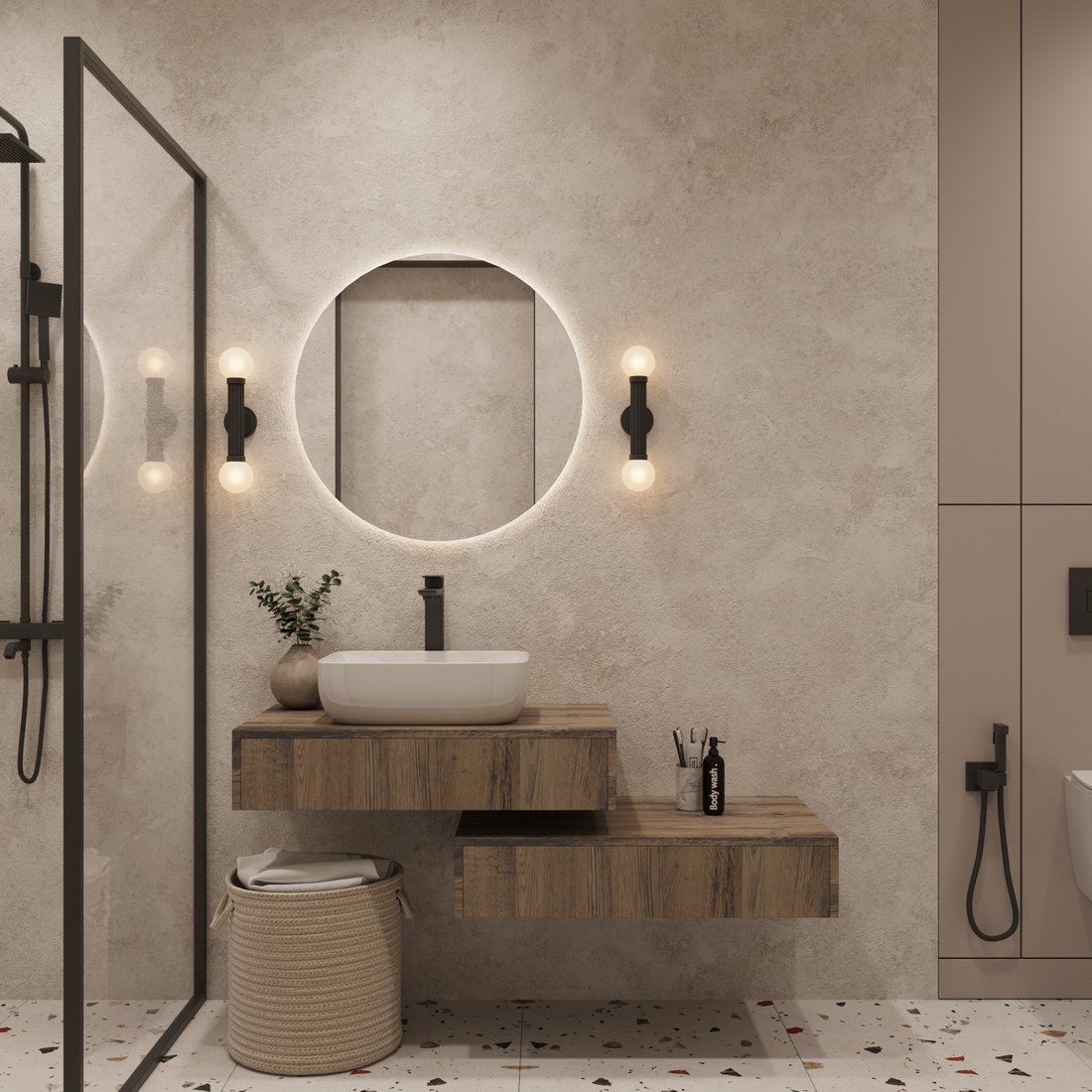 

ЗОВ Тумба под умывальник Токио Премиум 80 TP280AWPTOC (аттик)