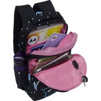 Школьный рюкзак Grizzly RG-460-6 (черный)