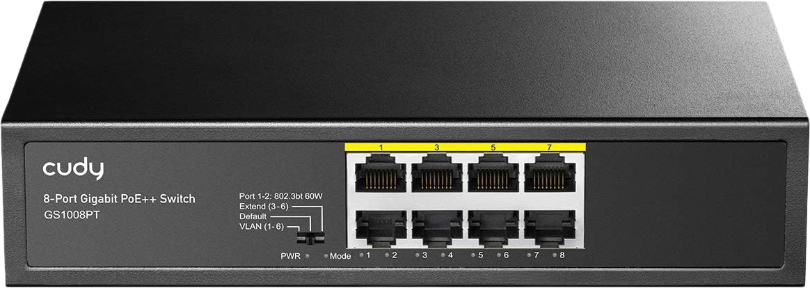 

Неуправляемый коммутатор Cudy GS1008PT