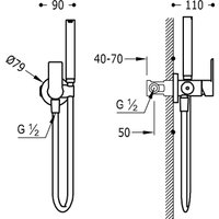 Гигиенический душ Tres Loft 20522301OM
