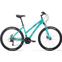 Велосипед Forward Iris 26 2.0 D 2022 (бирюзовый/белый)