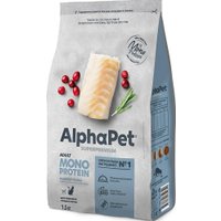 Сухой корм для кошек AlphaPet Superpremium Monoprotein Cat Adult Белая рыба 1.5 кг