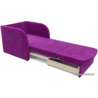 Кресло-кровать Мебель-АРС Малютка (микровельвет, фиолетовый)