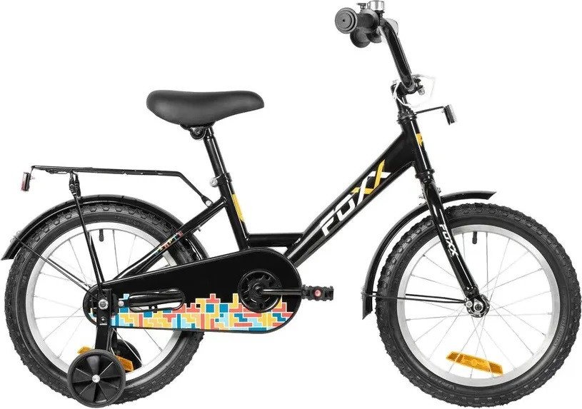 Детский велосипед Foxx Simple 16 2026 163SIMPLE.BK6 (черный)