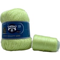 Набор пряжи для вязания ХоббиБум Пух норки 061 50 г 340 м (светло-желтый)