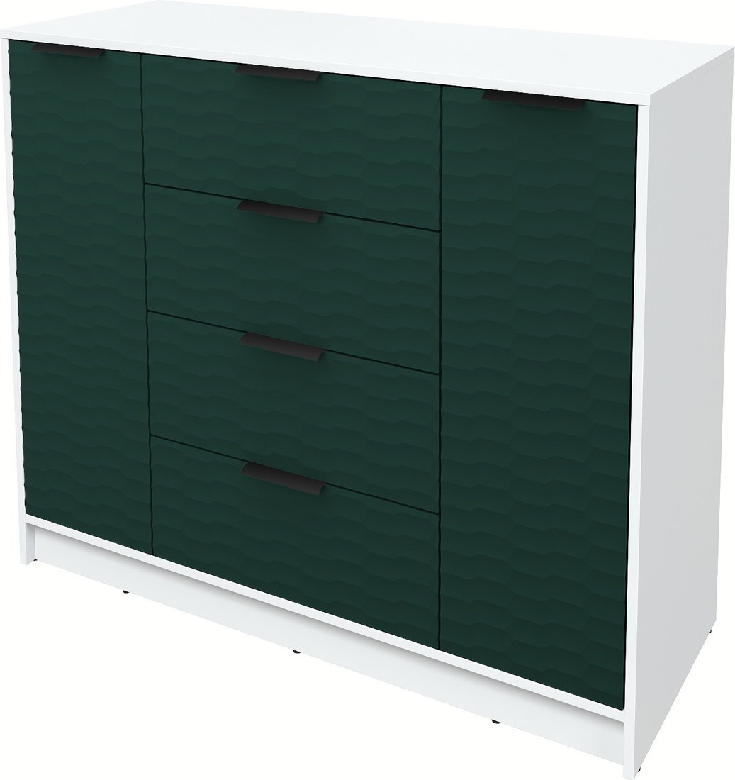 

Тумба Интерлиния Концепт Зодиак КТ-Т120 (белый платинум/изумруд)