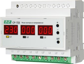 Реле напряжения Евроавтоматика F&F CP-723 EA04.009.015