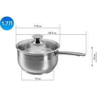 Набор кастрюль AQRA PT1-4