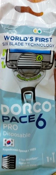 

Бритвенный станок Dorco Pace 6 Pro (1 шт)