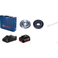 Угловая шлифмашина Bosch GWS 180-LI Professional 06019H90R0 (с 2-мя АКБ, кейс)