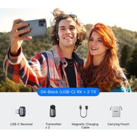 Радиосистема BOYA Mini 2-04 (черный)