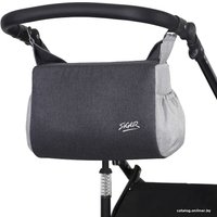 Универсальная коляска Siger Alba (2 в 1, черный/серебристый)