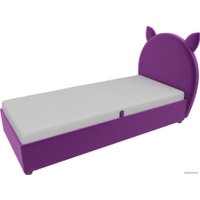 Кровать Mebelico Бриони 820х1880 (микровельвет, фиолетовый)