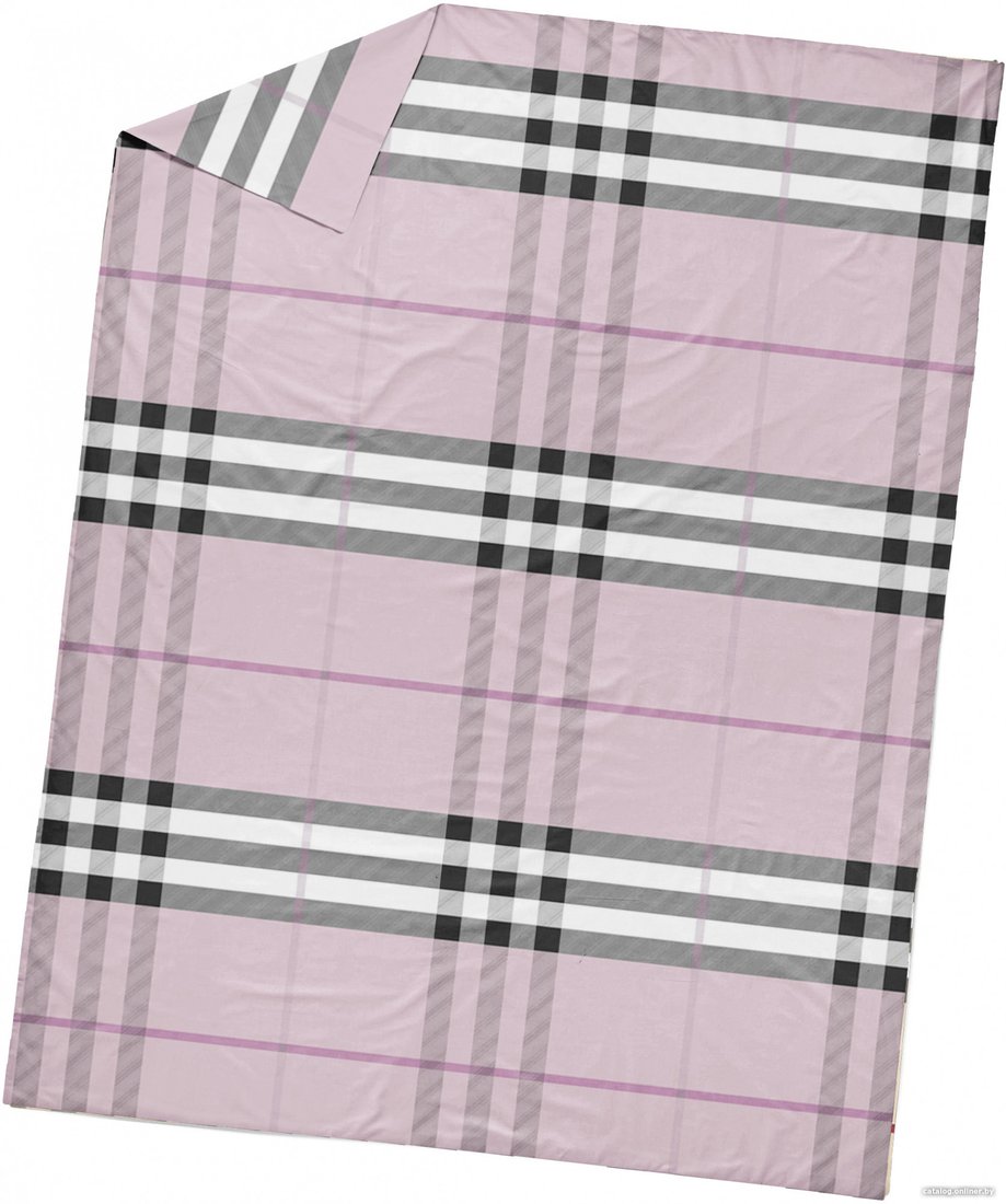 Простыня Samsara Burberry 220Пр-16 (розовый)