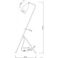 Торшер Moderli Show V10999-F