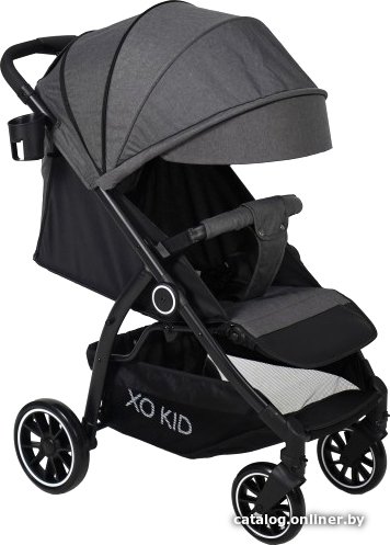 Коляска прогулочная «книга» Xo Kid Steam Deluxe (dark grey)