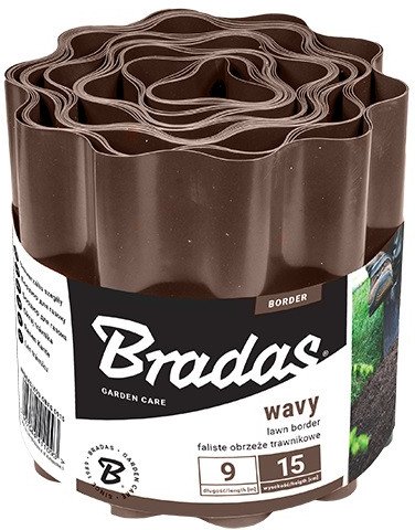

Бордюр садовый Bradas Волнистый OBFB 0925 (коричневый)