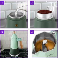 Гейзерная кофеварка Kitfort KT-7154