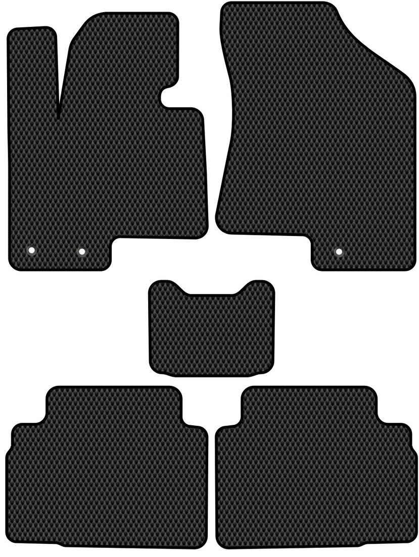 

Комплект ковриков для авто Alicosta Hyundai ix35 I (suv / LM) 2010 - 2015 (черный, ромб)