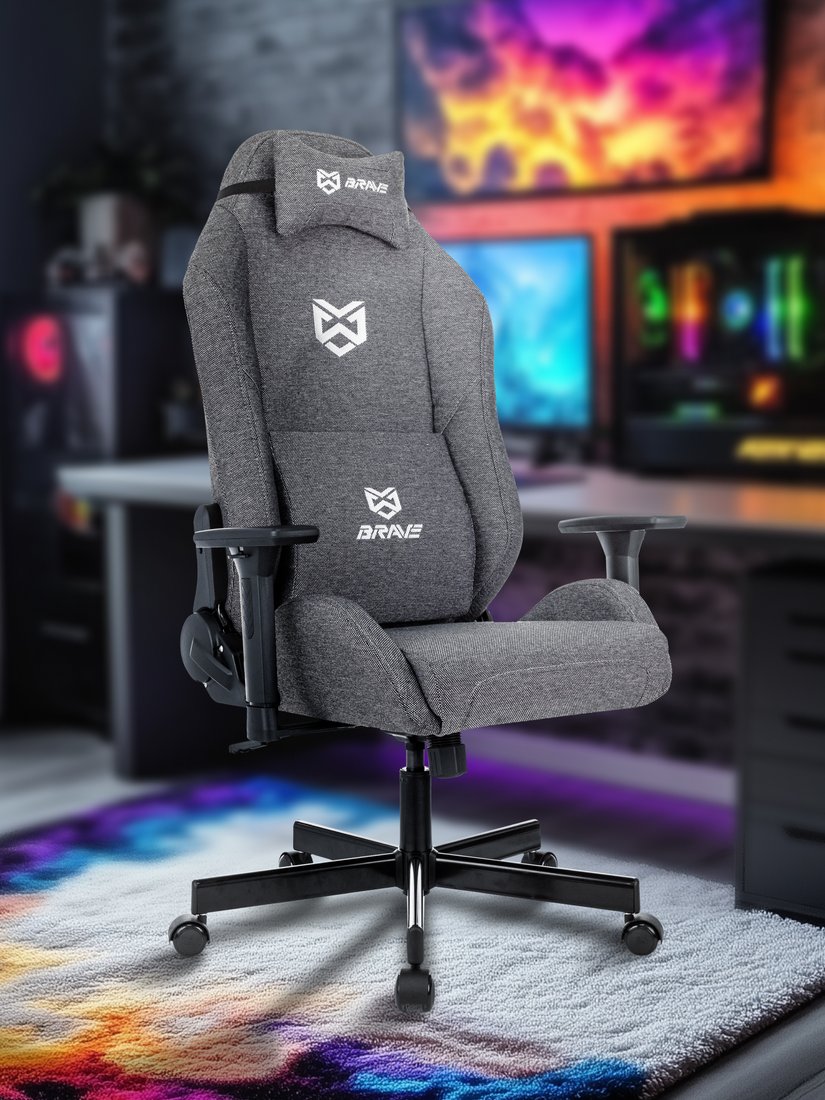 Игровое (геймерское) кресло Brave Kraken (серый)