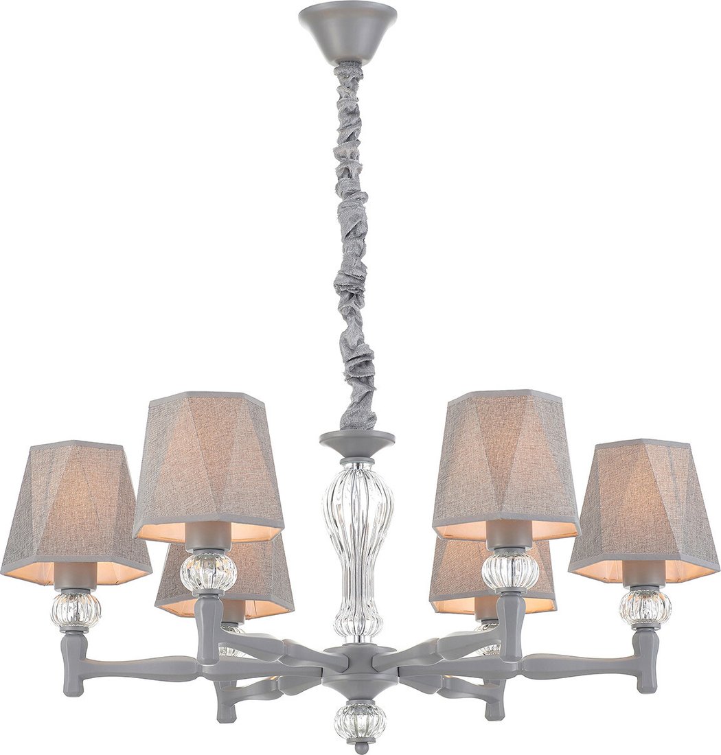 

Люстра средней высоты Escada Arcadia 672/6S E27*60W Grey