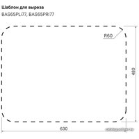 Кухонная мойка IDDIS Basic BAS65PLi77