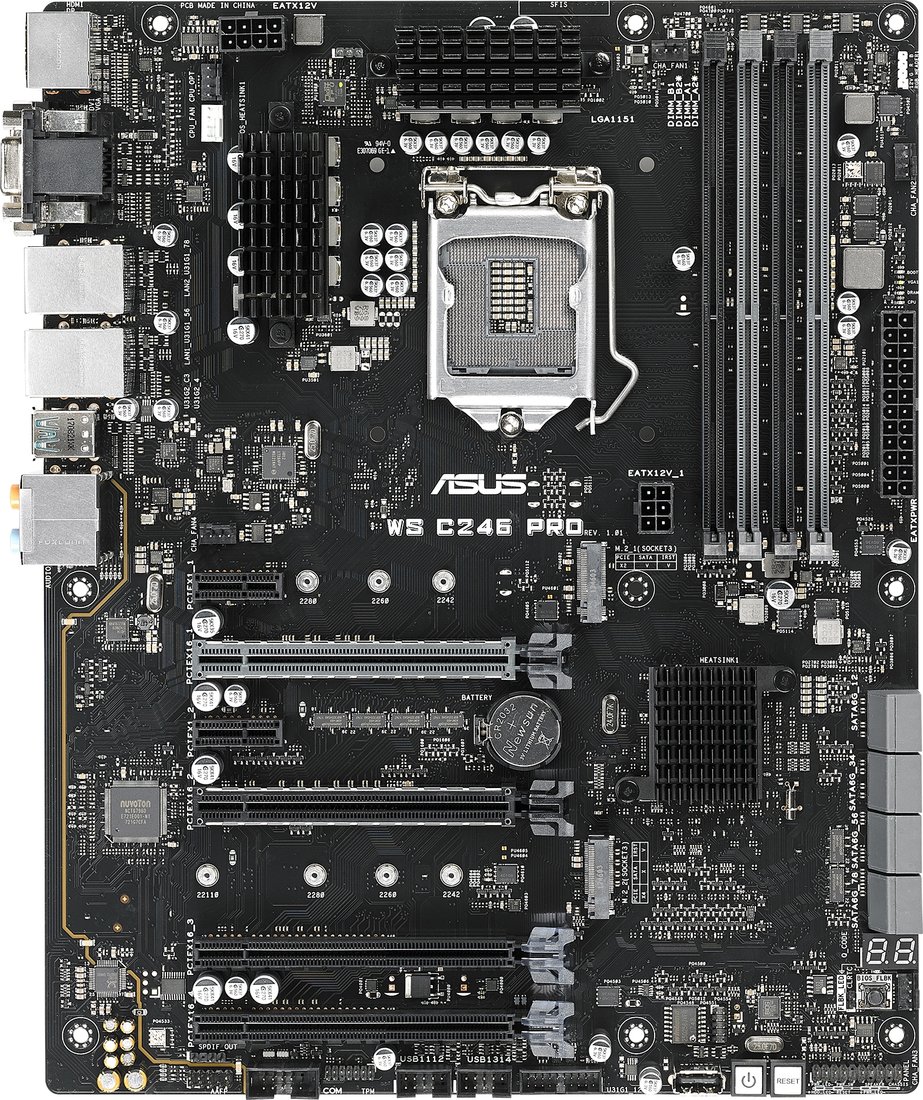 

Материнская плата ASUS WS C246 PRO