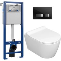 Унитаз подвесной Керамин Трент R + S-IN-MZ-VECTOR + P-BU-MOV/Blg/Gl