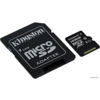 Карта памяти Kingston Canvas Select SDCS/128GB microSDXC 128GB (с адаптером)