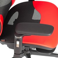 Офисное кресло TetChair KingCobra искусственная кожа/сетка (черный/красный)