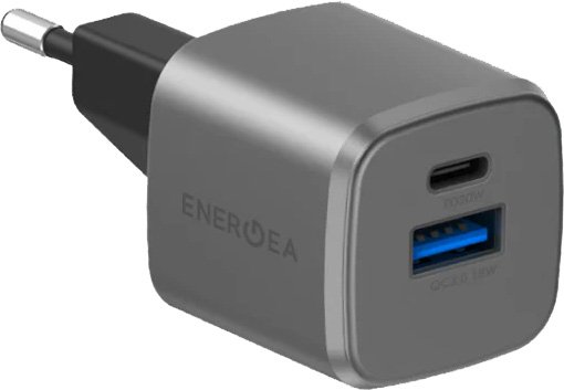 

Сетевое зарядное Energea AmpCharge GaN20 EU