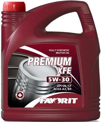 Моторное масло Favorit Premium XFE 5W-30 5л