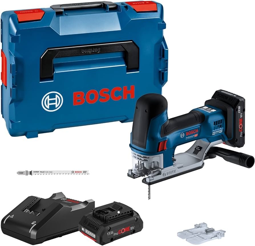 

Электролобзик Bosch GST 18V-155 SC Professional 06015B0002 (с 2-мя АКБ, кейс)