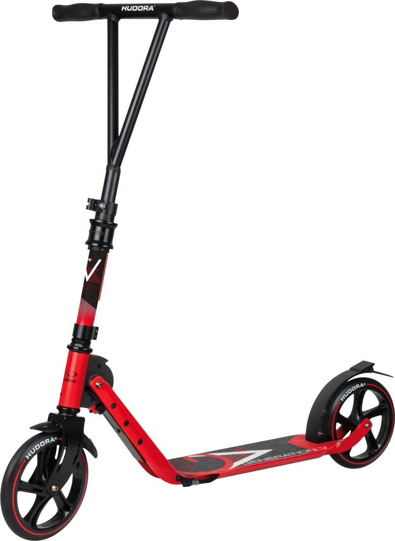 

Двухколесный подростковый самокат Hudora Big Wheel Generation V 205 14115 (красный)