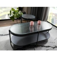 Журнальный столик Signal Laguna B (белый/черный)