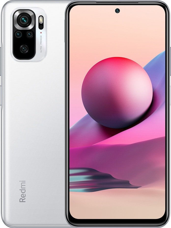 

Телефон Xiaomi Redmi Note 10S 6GB/64GB без NFC (белая галька)