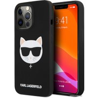 Чехол для телефона CG Mobile Lagerfeld для iPhone 13 Pro KLHMP13LSLCHBK