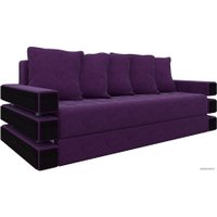 Диван Лига диванов Венеция 27969 (микровельвет, фиолетовый)