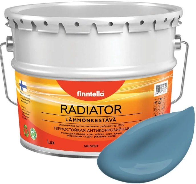 

Краска Finntella Radiator Terassininen F-19-1-3-FL013 2.7 л (пастельно-синий)