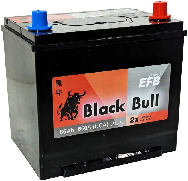 Автомобильный аккумулятор Black Bull Asia EFB JR (65 А·ч)