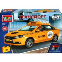 Конструктор Город мастеров Lada Vesta Такси 55011-KK (31эл)