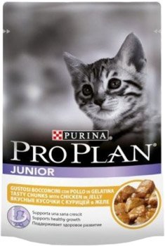 

Пресервы Pro Plan Junior с курицей 0.085 кг