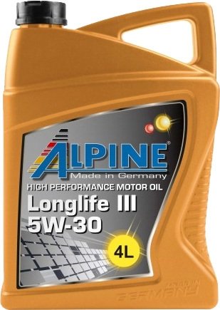 Моторное масло Alpine Longlife III 5W-30 4л