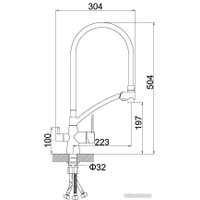 Смеситель Potato P4077-6