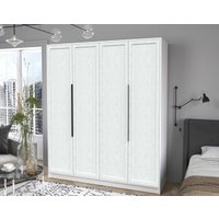 Шкаф распашной Интерлиния Концепт Тренд КТ-Ш4 (белый платинум/дуб полярный)