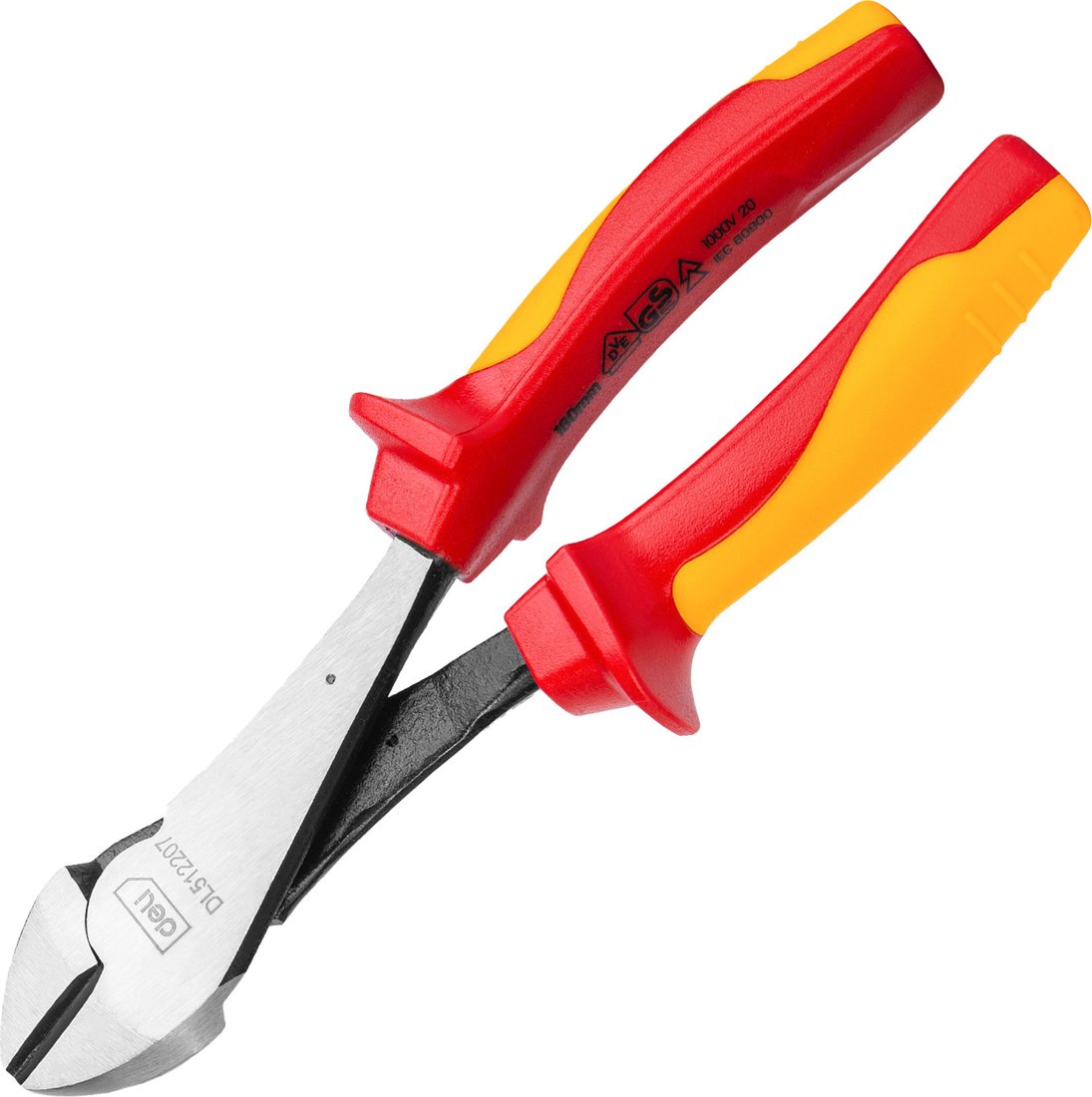 

Кусачки боковые (бокорезы) Deli Диэлектрические YS EDL512207 (180мм, красный/желтый)