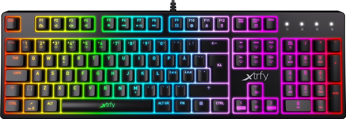 

Клавиатура Xtrfy K4 RGB (черный)