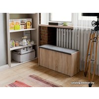 Пуфик Bon Mebel Чикаго большой тип 2 (дуб сонома/серый)