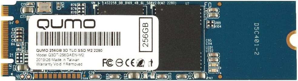 

SSD QUMO Novation 3D TLC 256GB Q3DT-256GAEN-M2