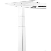 Стол для работы стоя ErgoSmart Wooden Unique Ergo Desk 1300х750х27 мм (дуб мореный/белый)